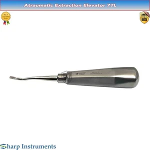 Tooth Root Elevator 77L Atraumatic Root Extraction Dental Surgical Instruments - Bild 1 von 5