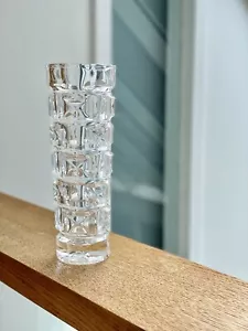 Jarrón Brutalist Cristal D'arques Ancenis años 70 - Imagen 1 de 11