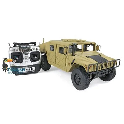 HG 1/10 16CH Radio RC 4*4 U.S. Military Vehicle P408 Racing Car Sound ESC Motor - Image 1 of 4