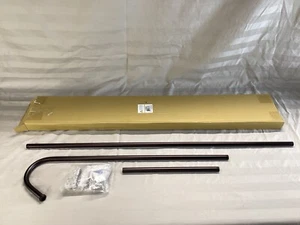 Kingston Brass CCR605 Vintage Shower Riser + Wall Support Oil Rubbed Bronze READ - Picture 1 of 18