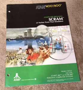 Atari 400/800 Scram Spielanleitung CX4123 (Band nicht enthalten) - sehr schön! - Bild 1 von 5