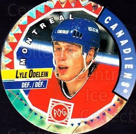 1994-95 Canada Games NHL POGS #140 Lyle Odelein - Image 1 of 1