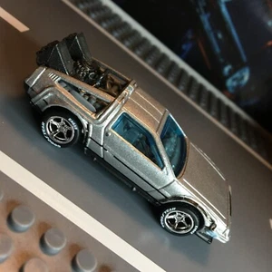 Hot Wheels TIME MACHINE DeLorean DMC-12 CUSTOM Super Real Riders Wheel Swap - Picture 1 of 12
