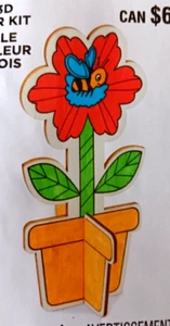 Creatology Biene & Blume 3D Holz Set Kinder Basteln NEU - Bild 1 von 3