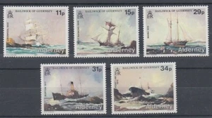 ALDERNEY 1987 SHIPWRECKS SET HM (ID:303/D23766) - Picture 1 of 1