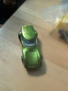 Hot Wheels Redline All Original 1968 Lime Yellow Torero White Interior  - Picture 1 of 5
