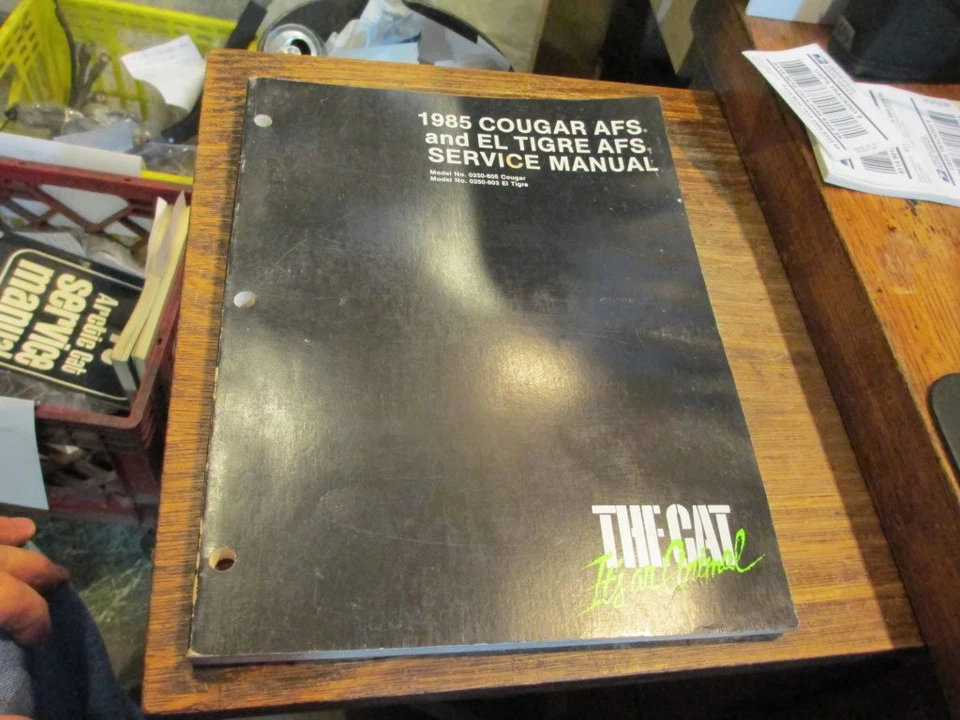 Руководство по обслуживанию снегохода Arctic Cat 1985 Cougar AFS EL Tigre AFS 2254-311 - Изображение 1 из 1