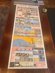Chris Ware Whitney Prevaricator Biennial Poster 2002 Scarce - Bild 1 von 2