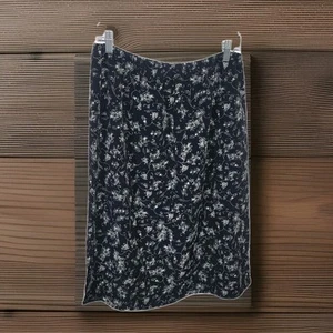 Vintage Fashionmax & Co Midi Skirt Womens M Floral Side Slit Prairie Y2K - Picture 1 of 7