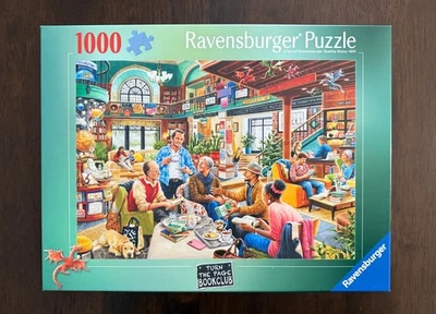 Quebra-cabeça Ravensburger Turn the Page Bookclub Roy Trower 1000 peças - NOVO LACRADO - Imagem 1 de 4