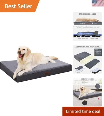 Ultimate Comfort Medium Dog Bed - Waterproof & Non-Slip with Removable Cover - Image 1 of 4