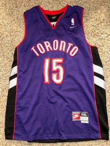 Camiseta deportiva de baloncesto vintage Nike para hombre XXLarge Toronto Raptors Vince Carter - Imagen 1 de 5
