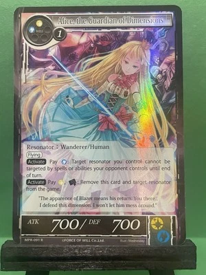 Force Of Will TCG Alice, The Guardian Of Dimensions MPR-091 R - Image 1 of 3