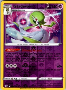 Gardevoir 061/198 SWSH06: Chilling Reign Holo Rare - NM - Picture 1 of 2