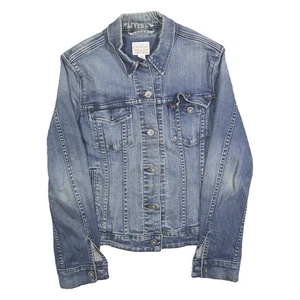 LEVI'S Womens Blue Denim Jacket S Cotton Classic Button Closure Casual - Picture 1 of 6