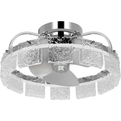 Progress Lighting P250114-30 Fanin 20" 3 Blade Indoor LED Ceiling - Chrome - Image 1 of 4