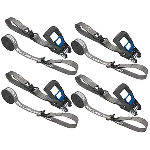 Secure Tite Ratchet Straps 4 Pack Ratcheting Tie Down Straps with Hooks - 1-1... - Picture 1 of 7