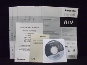 Panasonic LCD TV, TX-L32D28-Serie,Manual, Incl. CD #K-441-10 - Picture 1 of 2
