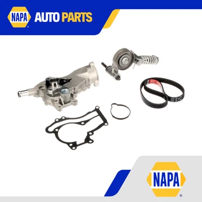 Water Pump & Aux Belt Kit fits VAUXHALL CORSAVAN E 1.2 2014 on B12XEL Drive New - Image 1 of 4