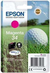 Epson Golf Ball Singlepack Magenta 34 Durabrite Ultra- Ink - Bild 1 von 2