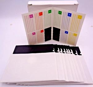 FLOPPY DISK 5,25"  MD2HD 96TPI (NONAME / 9 STÜCK) #INKL. BOX & ETIKETTEN - Picture 1 of 4