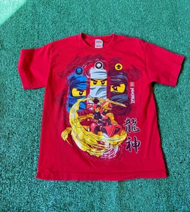 LEGO Ninjago Masters of Spinjitzu 2012 YOUTH Red Graphic T Shirt - Picture 1 of 6