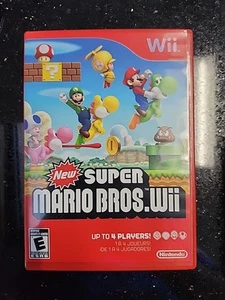 New Super Mario Bros. Wii (Nintendo Wii, 2009) Complete CIB - Picture 1 of 3