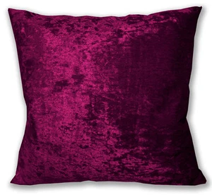 Mv28a Dk Magenta Red Diamond Crushed Velvet Cushion Cover/Pillow Case Custom Siz - Picture 1 of 6