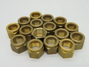 Fairview 1461-8 Brass D.O.T. Compression Nut 1/2" Tube Lot of 16 USED - Picture 1 of 2