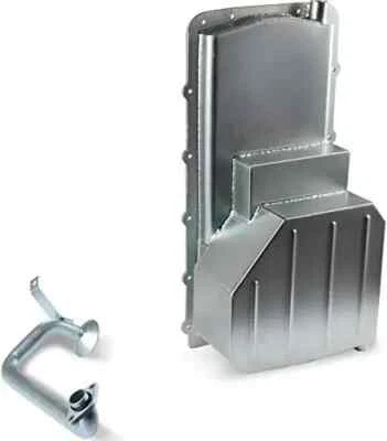 HOLLEY FORD COYOTE SWAP PANELA DE ÓLEO FABRICADA, ZINCADA, 8 QT, 79-04 MUSTANG 5,0L - Imagem 1 de 4