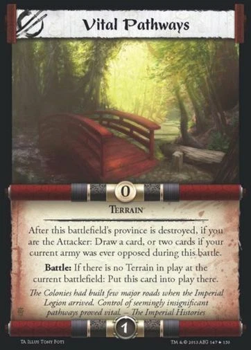 Legend of the Five Rings L5R CCG TA Torn Asunder Vital Pathways - Image 1 of 1