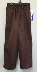 BNWT Boys Sz 8 LW Reid Brand Brown Double Knee Elastic Waist School Pants - Picture 1 of 2