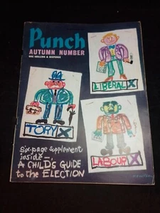 Punch magazine, September 16th 1964. Political Cartoons. Free UK Postage - Picture 1 of 8