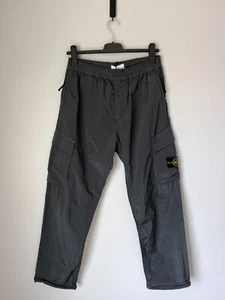 Pantalones cargo Stone Island nailon metal - talla 34 - negros - nuevos - 791531019 v0062 - Imagen 1 de 10