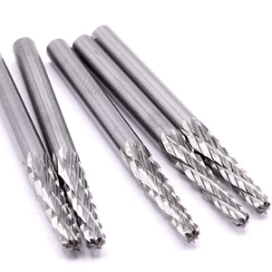 5x VHM Schaftfräser 2 mm Frässtifte Fräser Gravur für Dremel Proxxon Zubehör - Bild 1 von 6