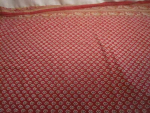 Ridgefield Home 100% cotone tovaglia rosso paisley (92x56) e 9 tovaglioli (18x18) - Foto 1 di 10