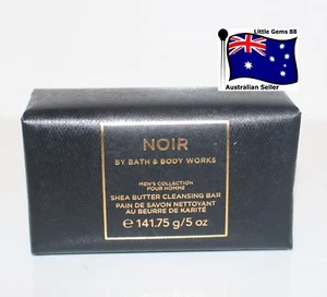 BATH & BODY WORKS * NOIR * SHEA BUTTER CLEANSING BAR SOAP 141 GRAMS - Picture 1 of 1