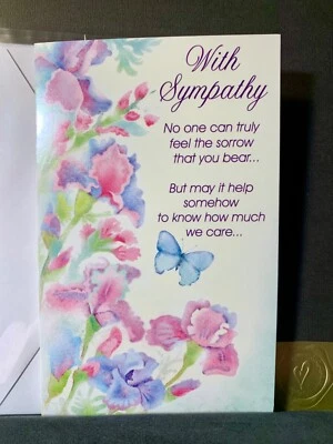 Sympathy Condolences Greeting Card Know How Much We Care - Image 1 of 2