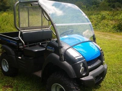 2016 -Older  Kawasaki Mule 600,610 SE,XC Front Folding  Windshield -1/4 THICK! - Image 1 of 3