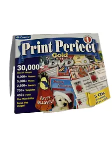 Print Perfect Gold DVD 30,000+ Clip Art Images and More - Picture 1 of 1