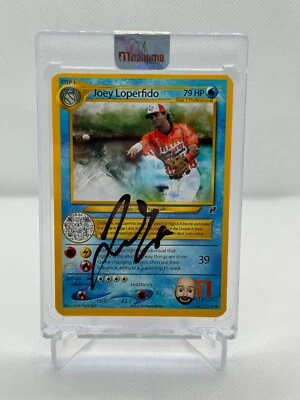 2023 John Rudolph Signed Auto Pokémon Water Art Card Joey Loperfido Dual Signed - Image 1 of 2
