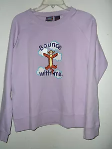 NUEVA SUDADERA TIGGER TALLA M JR CORTE DE DISNEY BOUNCE WITH ME - Imagen 1 de 3