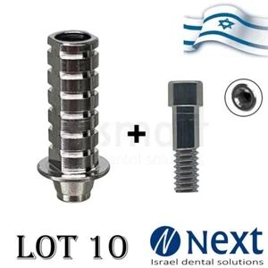 Lotx10 pilar recto temporal Nobel Active RP4.3 ajuste no hexagonal - Imagen 1 de 3