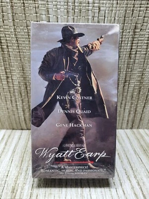 Wyatt Earp VHS 1994 Brand New Sealed Warner Home Video 2 Tape Set - Image 1 of 3
