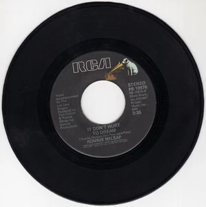 Ronnie Milsap - It Was Almost Like A Song; It Don't Hurt To Dream - Vinyl 45 RPM - Picture 1 of 2