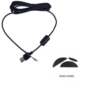New Mice Mouse Stickers Feet Skates Pads Cable Line Wire For Logitech G500 G500s - Picture 1 of 12