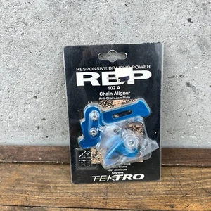 Vintage Tektro RBP Chain Anti Chain Suck Device Blue NOS Aligner Guard 90s MTB - Picture 1 of 8