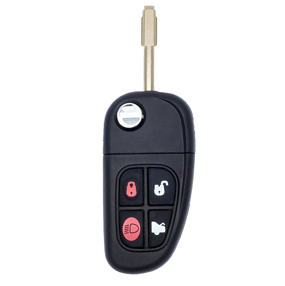 NEW JAGUAR XJ8 S TYPE X TYPE FLIP KEYLESS REMOTE FOB TRANSMITTER CWTWB1U243 - Image 1 of 4