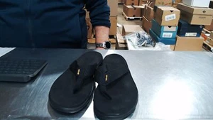 UsedGood_Teva Women's Voya Flip-Flop, Bar Street Black, 10_Bar Street Black_Sz10 - Picture 1 of 6