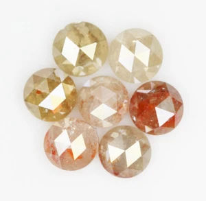 1.35 CT Natural Loose Diamond Fancy Mix Color Round Rose Cut Beautiful Diamond - Picture 1 of 6